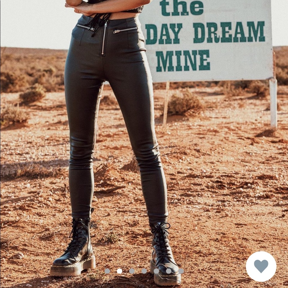 Princess Polly Flagstaff leather pants